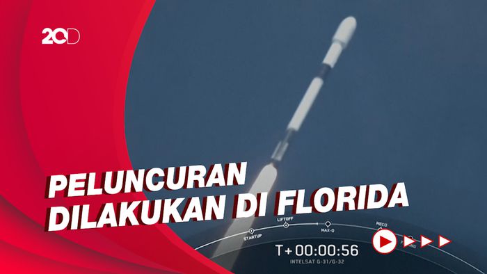 Detik-detik SpaceX Luncurkan Satelit Komunikasi Intelsat