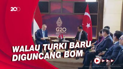 Jokowi Bertemu dengan Erdogan di KTT G20 Bali