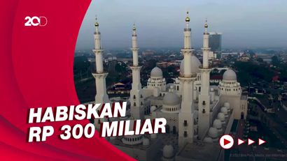 Kemegahan Masjid Sheikh yang Diresmikan Jokowi dan Presiden UEA