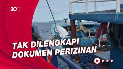 Penangkapan Kapal Ikan Filipina Beroperasi Ilegal di Laut Sulawesi