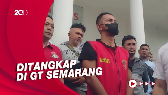 Tampang Pemukul Mahasiswa Pakai Tongkat Baseball Usai Ditangkap