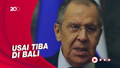 Rusia Bantah Menlu Lavrov Dilarikan ke Rumah Sakit di Bali