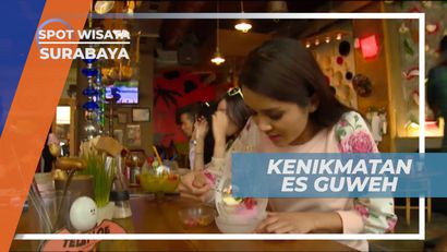 Menikmati Segarnya Es Guweh yang Meleleh di Mulut, Surabaya