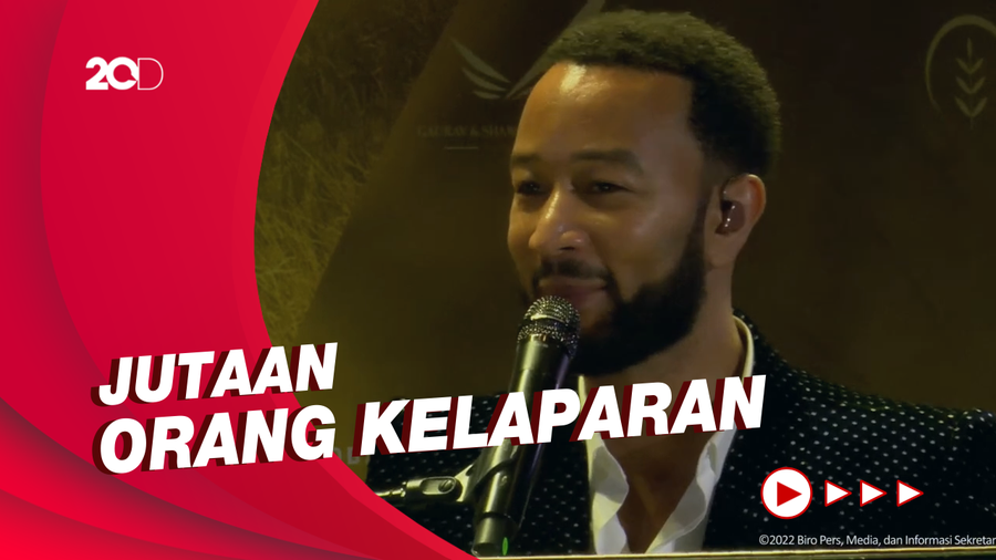 Tampil di G20, John Legend Singgung Kelaparan di Amerika