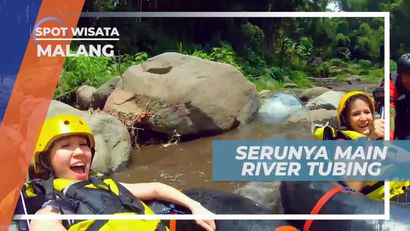 Memacu Adrenalin Bermain River Tubing di Kota Malang