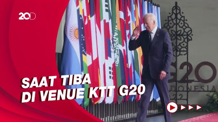 Hormat Joe Biden untuk Jokowi di KTT G20 Bali