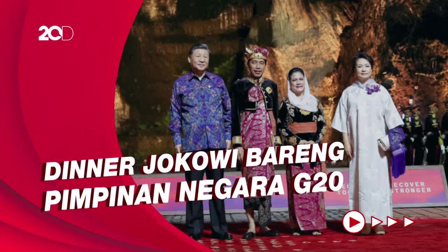 Xi Jinping-Trudeau hingga SBY-Mega Hadiri Jamuan Makan di GWK Bali