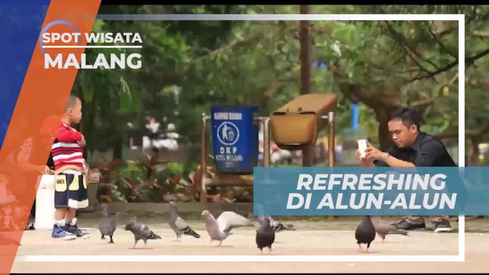 Berkunjung ke Alun-alun Kota Malang Jawa Timur