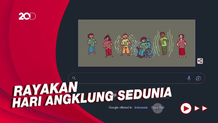 Angklung Mejeng di Google Doodle Hari Ini