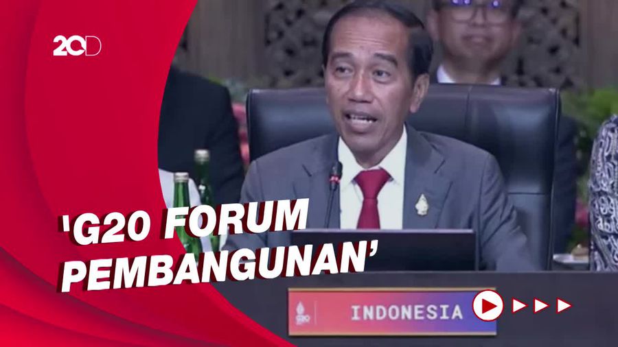 Jokowi: G20 Forum Ekonomi, Jangan Ditarik ke Politik!