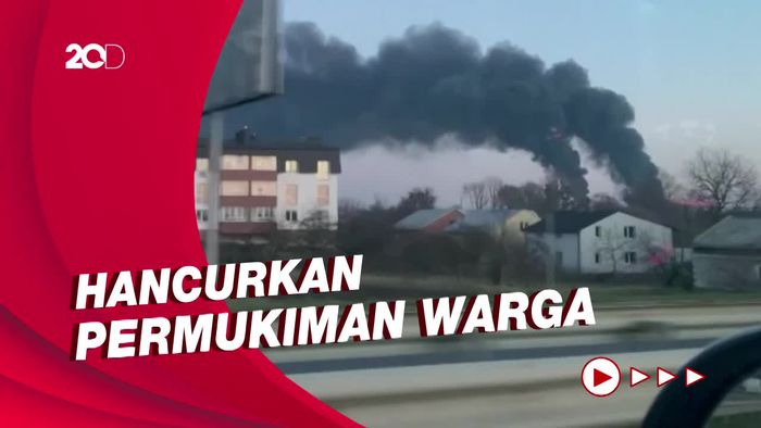 Rusia Gempur Kiev dengan Serangkaian Serangan Udara