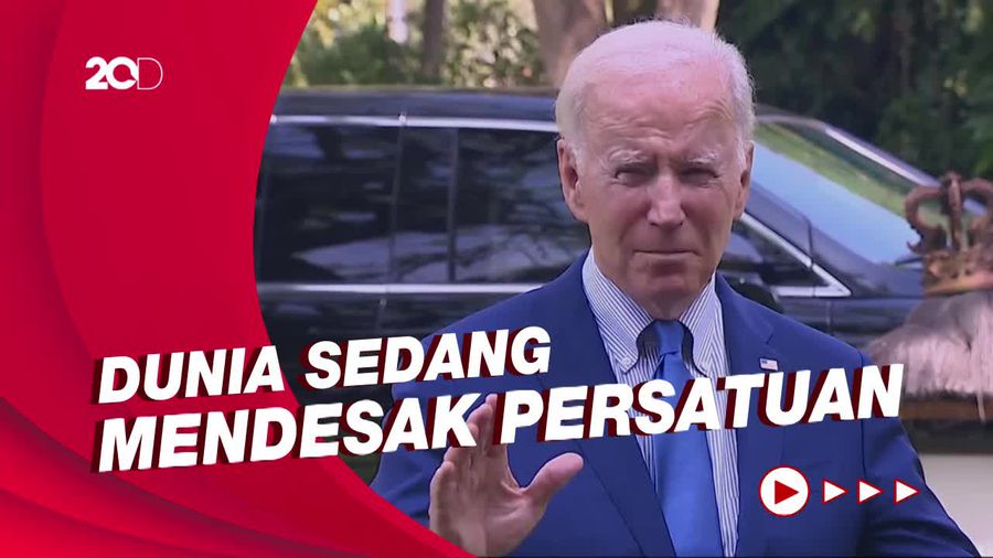 Joe Biden di Pertemuan KTT G20 Bali Merespons Serangan Rusia Hantam Polandia