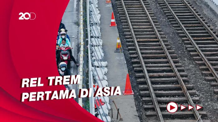Rel Trem Kuno di Proyek MRT Fase 2 Disebut Tertua di Indonesia