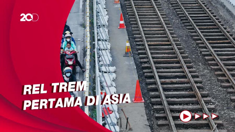 Rel Trem Kuno di Proyek MRT Fase 2 Disebut Tertua di Indonesia
