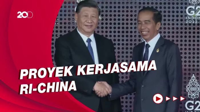 Momen Jokowi-Xi Jinping Nobar Uji Coba Kereta Cepat Jakarta-Bandung