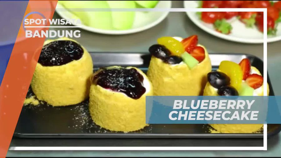 Menikmati Kelezatan Blueberry Cheesecake, Bandung