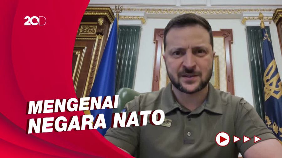 Presiden Zelensky: Rudal Rusia Menghantam Polandia