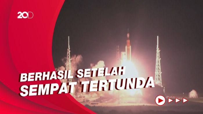 Detik-detik Peluncuran Artemis 1 NASA ke Bulan