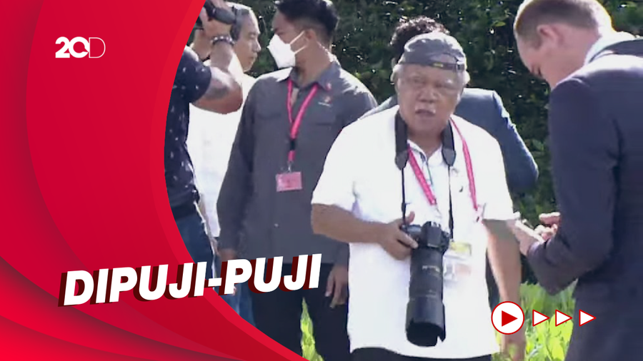 Netizen Puji Menteri PUPR Basuki Cosplay Jadi Fotografer di Bali