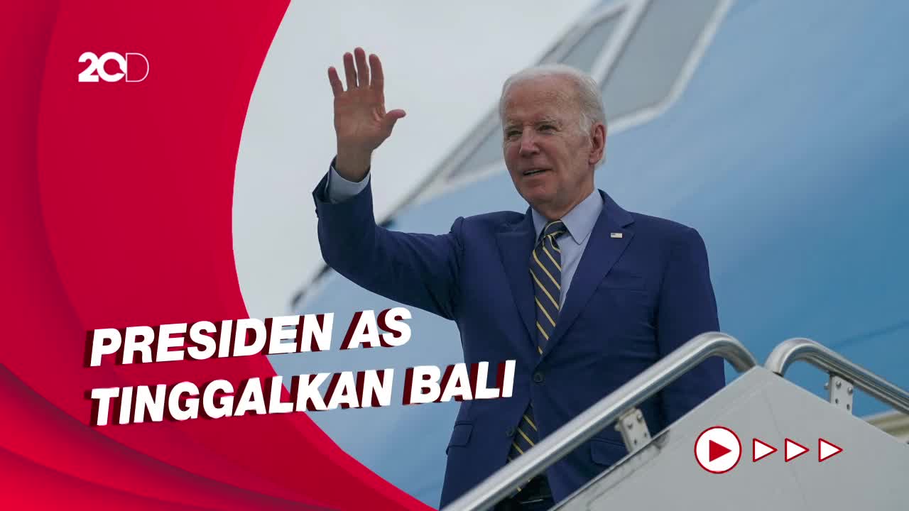 KTT G20 Usai, Joe Biden Pamitan Tinggalkan Bali