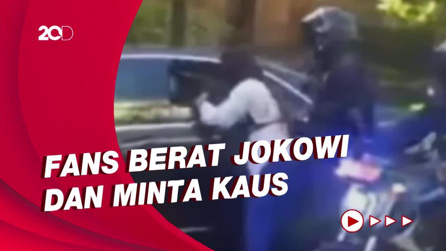 Geger! Wanita di Bali Terobos Paspampres Demi Salami Jokowi