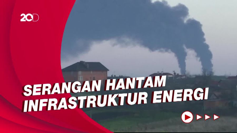 Kota Lviv Gelap Gulita Usai Serangan Rusia