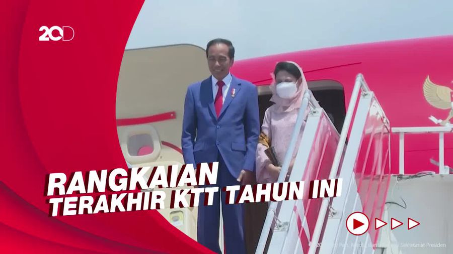 Sehari Usai KTT G20, Jokowi Bertolak ke Thailand Hadiri KTT APEC