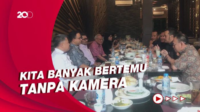 NasDem-PKS-Demokrat Makan Bareng, Anies: Ini Cerminan Soliditas