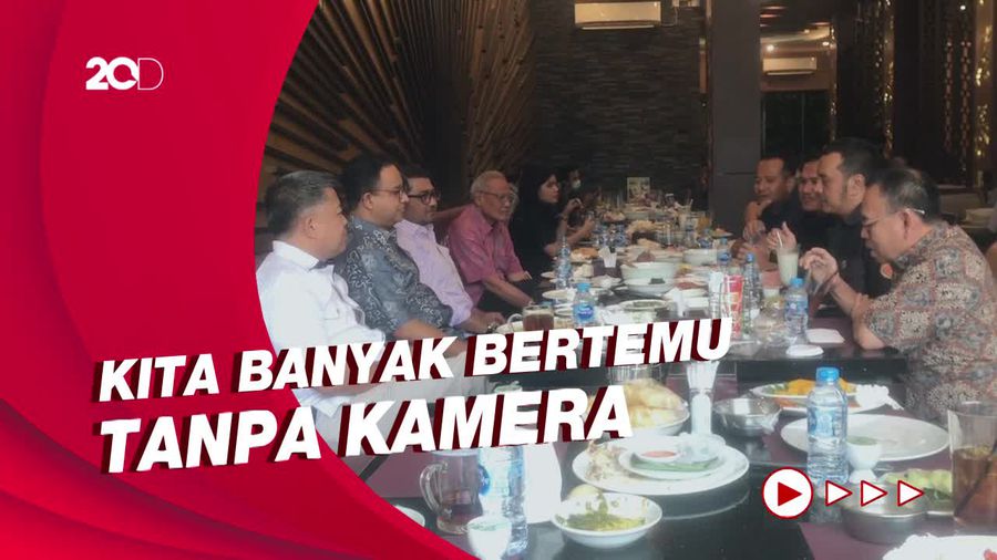 NasDem-PKS-Demokrat Makan Bareng, Anies: Ini Cerminan Soliditas