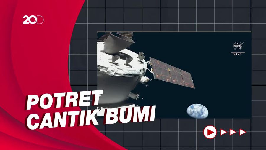 Penampakan Bumi yang Terekam Kamera Roket Artemis 1 NASA