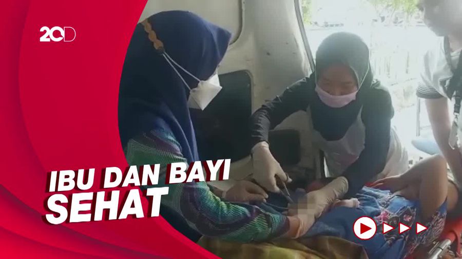 Tahanan Titipan di Polrestabes Palembang Melahirkan di Ambulans