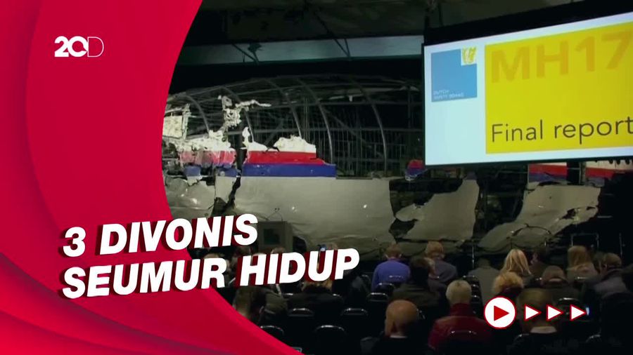 Pengadilan Belanda Vonis Penembak Jatuh Pesawat MH17