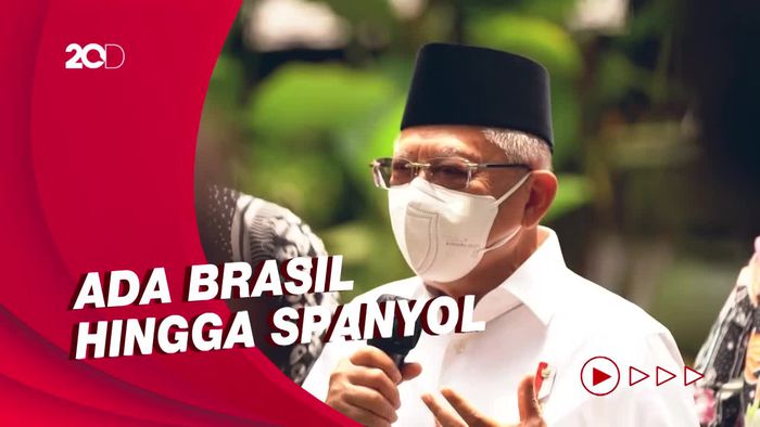 Wapres Maruf Amin Prediksi Ada 6 Kandidat Juara Piala Dunia 2022