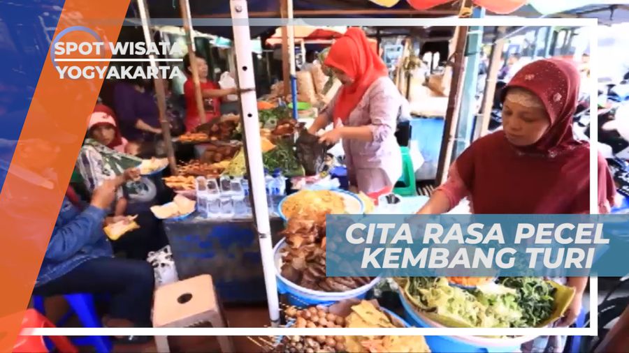 Mencicipi Lezatnya Nasi Pecel Kembang Turi Khas Kota Gudeg, Yogyakarta