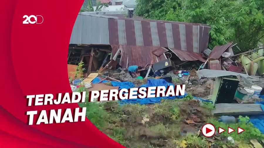 Rumah Warga Bergeser 5 Meter Akibat Banjir dan Longsor di Parepare 