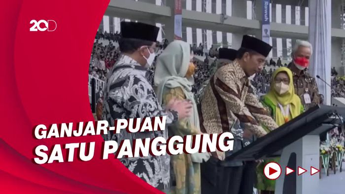 Muktamar Muhammadiyah Pertemukan Ganjar dan Puan di Solo