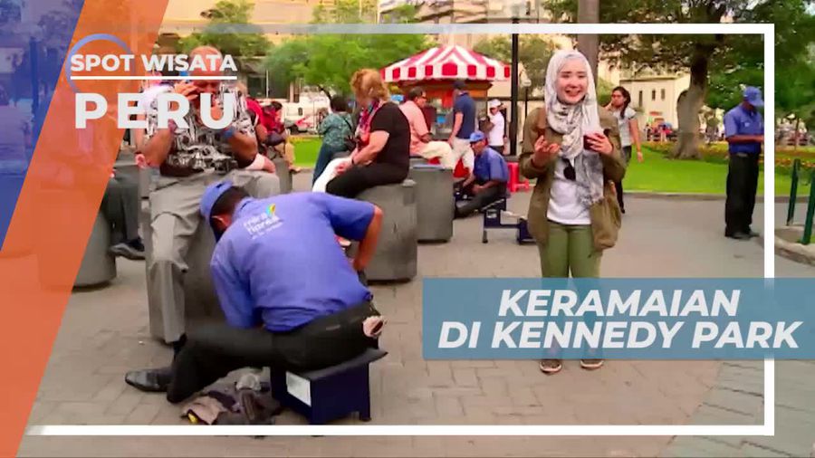 Menikmati Suasana Sore di Kennedy Park, Kota Lima Peru