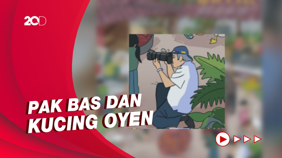 Gaya Menteri PUPR Jadi Fotografer Muncul di Poster Karikatur Jokowi