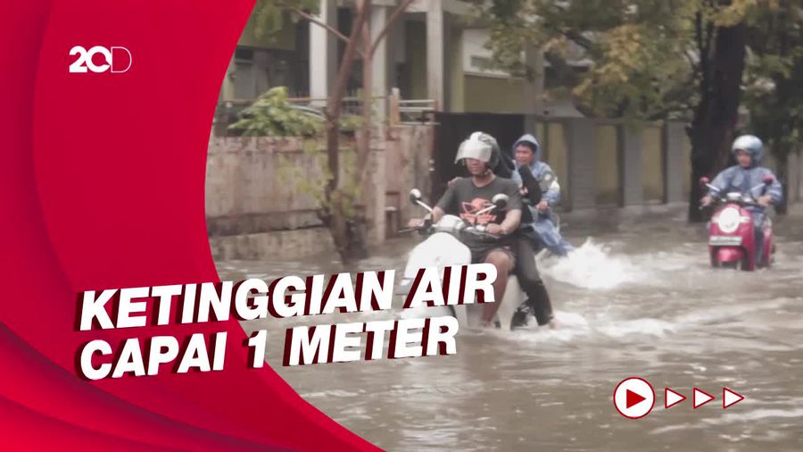Hujan Deras Selama 3 Jam, Permukiman di Kecamatan Soreang Terendam Banjir