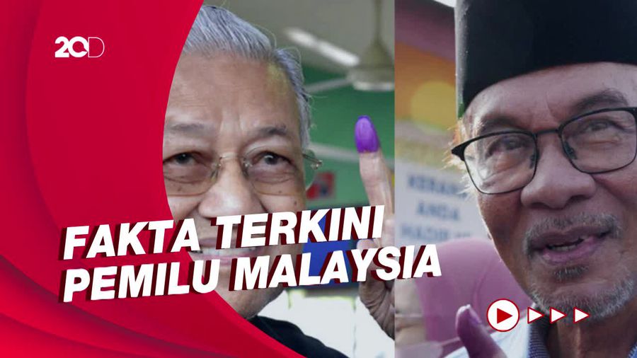 Pemilu Malaysia: Anwar Ibrahim Unggul, Mahathir Keok