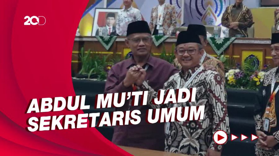 Sah! Haedar Nashir Terpilih Kembali Jadi Ketum Muhammadiyah