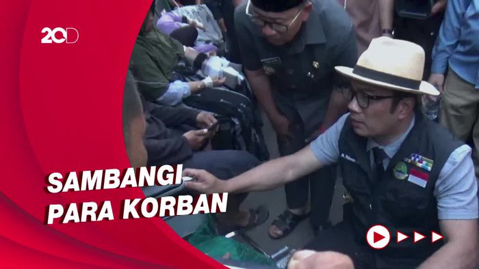 Ridwan Kamil Cek ke Cianjur Pantau Dampak Gempa