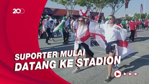 Suasana Stadion Khalifa Qatar Jelang Laga Inggris Vs Iran