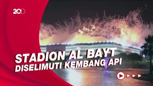 Pesta Kembang Api Resmi Buka Piala Dunia 2022 Qatar
