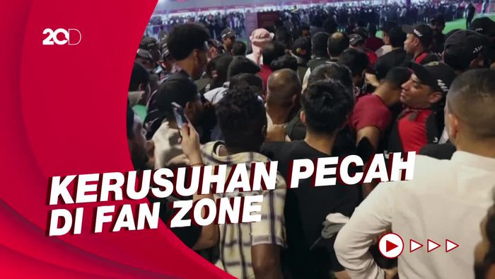Suporter di Al Bidda Qatar Ricuh Jelang Laga Perdana Piala Dunia 2022 