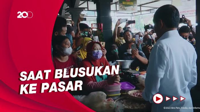 Di Depan Ganjar, Jokowi Kaget Harga Minyak-Tempe di Pasar Naik