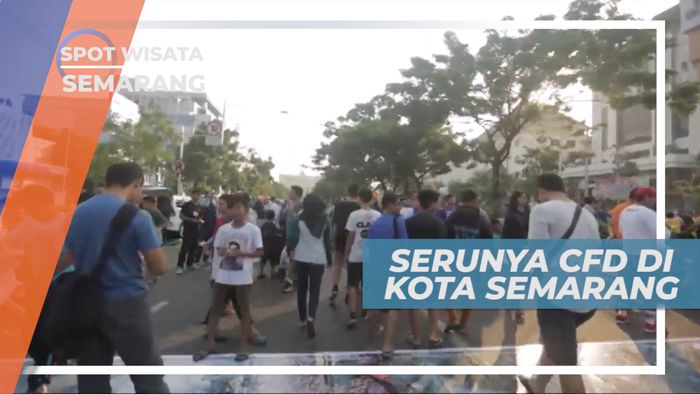 Seru-seruan CFD di Kawasan Jalan Pahlawan Kota Semarang