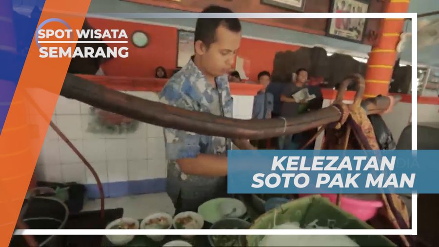 Gurih Nikmat Kuah Kaldu Dengan Suiran Daging yang Lezat, Semarang