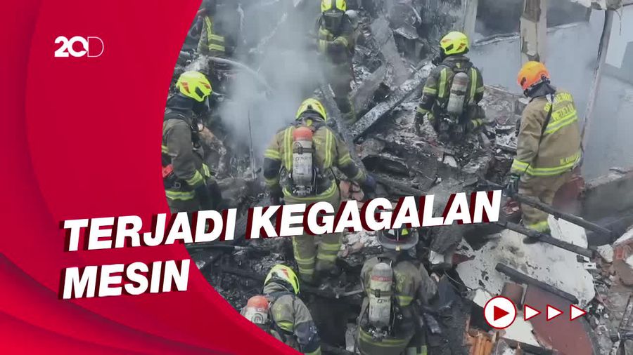 Pesawat Jatuh di Medellin Kolombia, 8 Orang Tewas