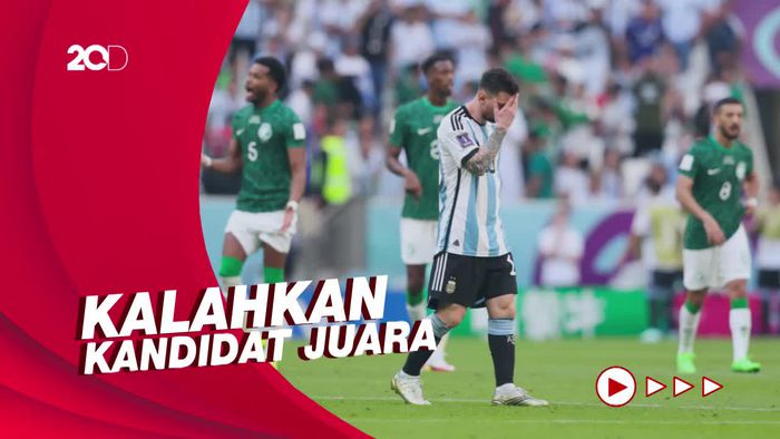 Bikin Kejutan! Arab Saudi Taklukkan Lionel Messi Cs 2-1